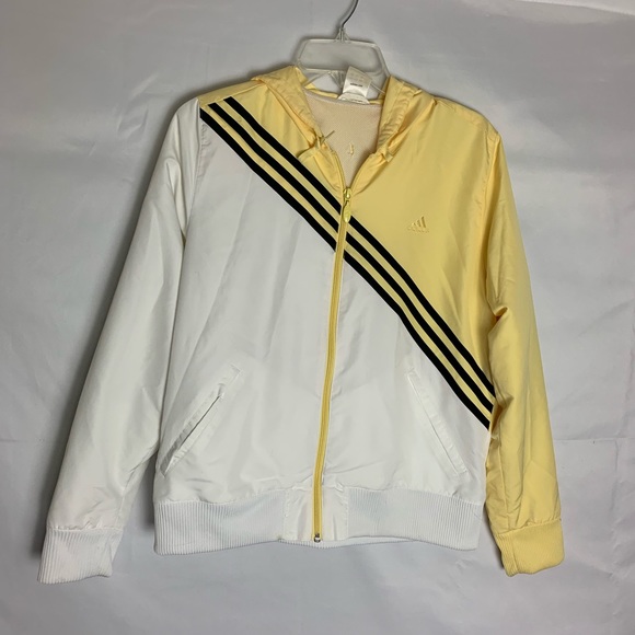 adidas yellow black jacket